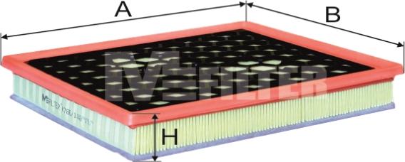 Mfilter K 786/1 - Filtro aria autozon.pro
