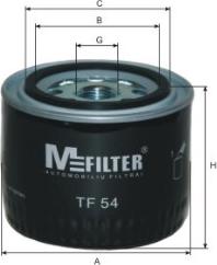 Mfilter TF 54 - Filtro olio autozon.pro