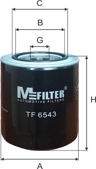 Mfilter TF 6543 - Filtro olio autozon.pro