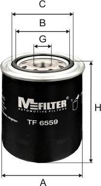 Mfilter TF 6559 - Filtro olio autozon.pro