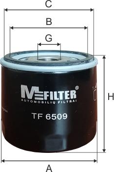 Mfilter TF 6509 - Filtro olio autozon.pro