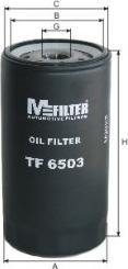 Mfilter TF 6503 - Filtro olio autozon.pro