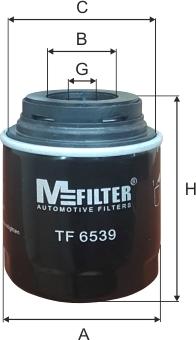 Mfilter TF 6539 - Filtro olio autozon.pro