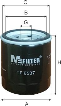 Mfilter TF 6537 - Filtro olio autozon.pro