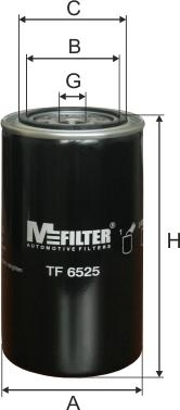 Mfilter TF 6525 - Filtro olio autozon.pro