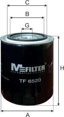 Mfilter TF 6520 - Filtro olio autozon.pro