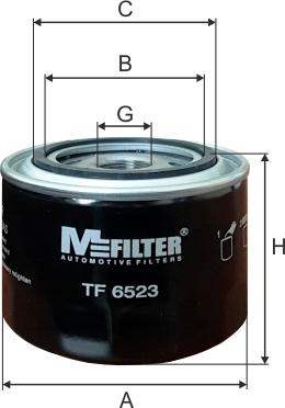 Mfilter TF 6523 - Filtro olio autozon.pro