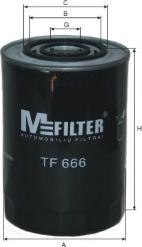 Mfilter TF 666 - Filtro olio autozon.pro