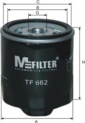 Mfilter TF 662 - Filtro olio autozon.pro