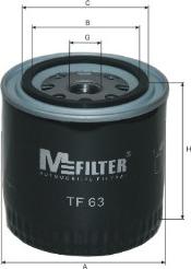 Mfilter TF 63 - Filtro olio autozon.pro