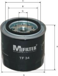 Mfilter TF 34 - Filtro olio autozon.pro