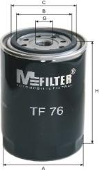 Mfilter TF 76 - Filtro olio autozon.pro