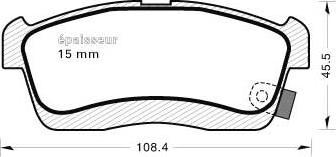 Girling 6134309 - Kit pastiglie freno, Freno a disco autozon.pro