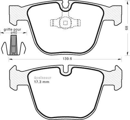 MGA 981 - Kit pastiglie freno, Freno a disco autozon.pro