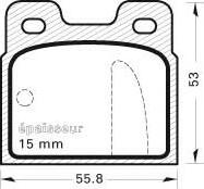 Spidan 30054 - Kit pastiglie freno, Freno a disco autozon.pro