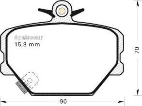 ATE 603979 - Kit pastiglie freno, Freno a disco autozon.pro