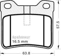 MGA 428 - Kit pastiglie freno, Freno a disco autozon.pro