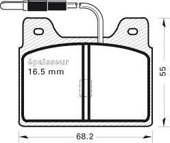 Stellox 000 429-SX - Kit pastiglie freno, Freno a disco autozon.pro