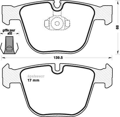 ATE LD7169 - Kit pastiglie freno, Freno a disco autozon.pro