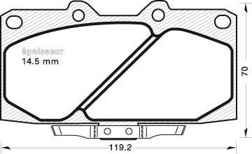 FTE 9002208 - Kit pastiglie freno, Freno a disco autozon.pro