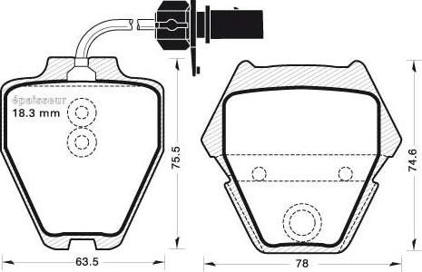 Magneti Marelli 363702161102 - Kit pastiglie freno, Freno a disco autozon.pro