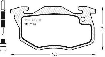 MGA 194 - Kit pastiglie freno, Freno a disco autozon.pro