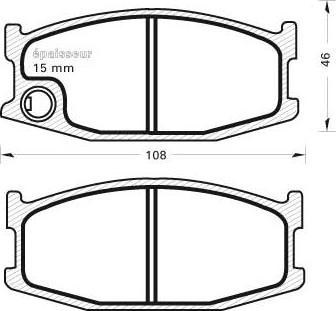 ATE 27.0460-2004.2 - Kit pastiglie freno, Freno a disco autozon.pro