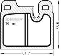 A.B.S. 36834OE - Kit pastiglie freno, Freno a disco autozon.pro