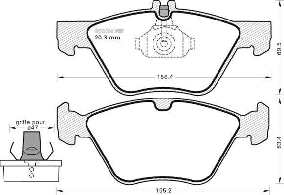 FTE 9001865 - Kit pastiglie freno, Freno a disco autozon.pro