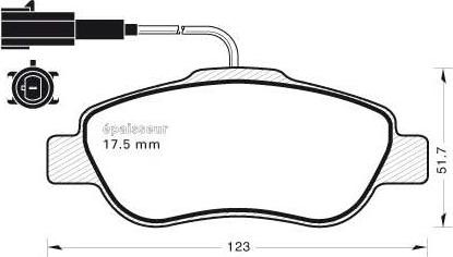 HELLA T1832 - Kit pastiglie freno, Freno a disco autozon.pro