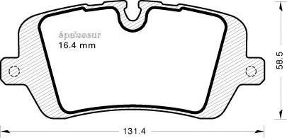 MGA 1138 - Kit pastiglie freno, Freno a disco autozon.pro