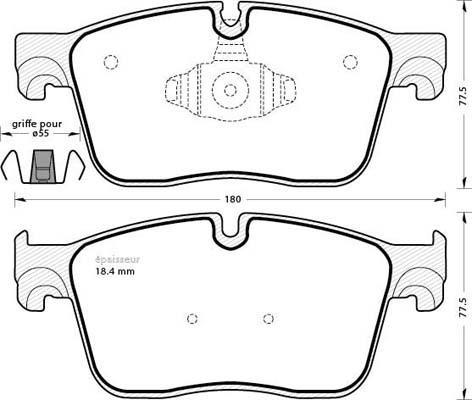 MGA 1316 - Kit pastiglie freno, Freno a disco autozon.pro