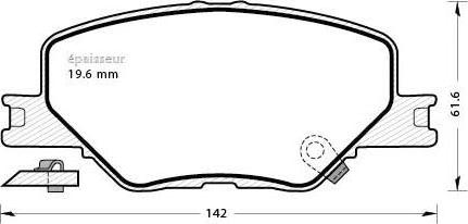 MGA 1317 - Kit pastiglie freno, Freno a disco autozon.pro