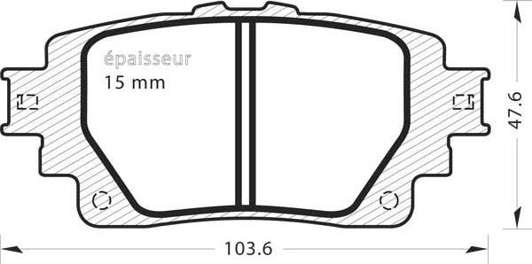 MGA 1382 - Kit pastiglie freno, Freno a disco autozon.pro