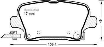 MGA 1330 - Kit pastiglie freno, Freno a disco autozon.pro