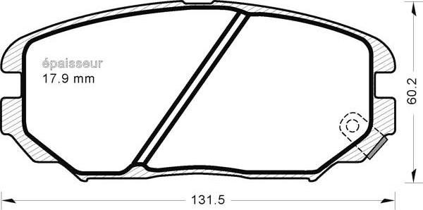 MGA 1215 - Kit pastiglie freno, Freno a disco autozon.pro