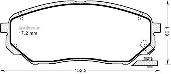 MGA 1229 - Kit pastiglie freno, Freno a disco autozon.pro