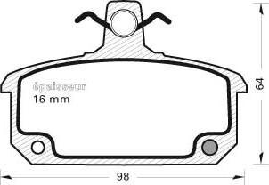 ATE 13046028082 - Kit pastiglie freno, Freno a disco autozon.pro