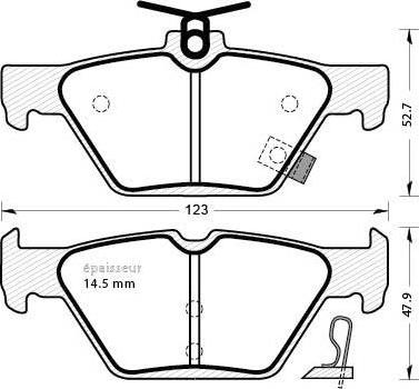 Magneti Marelli P78026MM - Kit pastiglie freno, Freno a disco autozon.pro