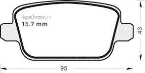 MGA 865 - Kit pastiglie freno, Freno a disco autozon.pro