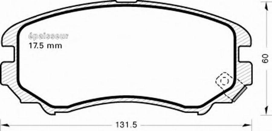 MGA 819 - Kit pastiglie freno, Freno a disco autozon.pro