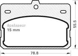 MGA 87 - Kit pastiglie freno, Freno a disco autozon.pro