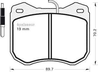 Stellox 000 132-SX - Kit pastiglie freno, Freno a disco autozon.pro