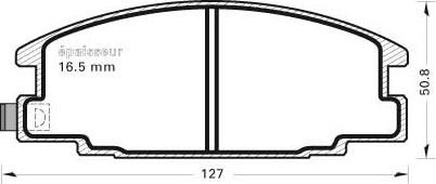 MGA 384 - Kit pastiglie freno, Freno a disco autozon.pro