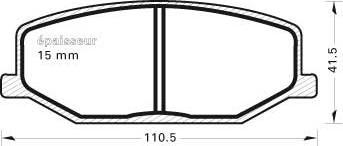 Magneti Marelli 363700200350 - Kit pastiglie freno, Freno a disco autozon.pro