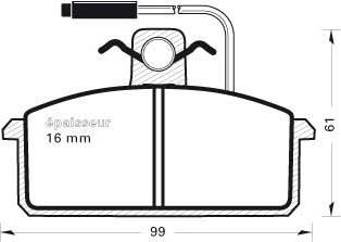 A.B.S. 32146/1 - Kit pastiglie freno, Freno a disco autozon.pro