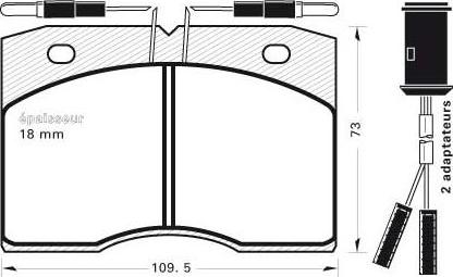 MGA 216 - Kit pastiglie freno, Freno a disco autozon.pro