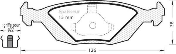 MGA 231 - Kit pastiglie freno, Freno a disco autozon.pro