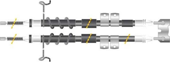 MGA CF5786 - Cavo comando, Freno stazionamento autozon.pro