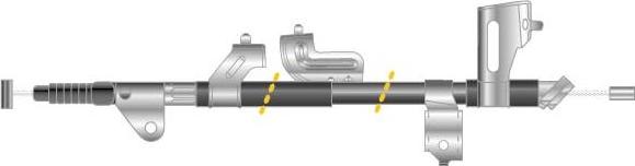 MGA CF6378 - Cavo comando, Freno stazionamento autozon.pro